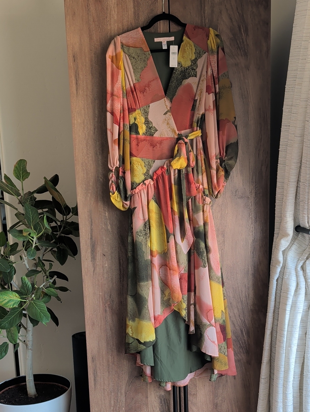 Anthropologie Multicolor Wrap Dress